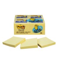 Post-it Pop-up Notes, America's #1 Favorite Sticky Note, 3 x 3 in, Pop-up Note Refills for Dispenser, Canary Yellow, 100 Sheets per pad, 24 Pack (R330-24VAD)