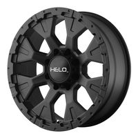Helo HE878 Wheel with Satin Black Finish (17x9"/6x5.5")