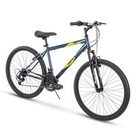Huffy Hardtail Mountain Bike, Stone Mountain 24-26 inch 21-Speed, Lightweight (Summit Ridge)
