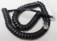 10 Pack of Gray 9' Ft Handset Cords for Cisco IP Phone 7800 7900 8800 SPA Series 7940 7941 7942 7945 7960 7961 7962 8811 8841 8851 SPA303 SPA508G SPA525G2 Coil Curly Charcoal Lot by DIY-BizPhones