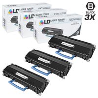LD Compatible Toner Cartridge Replacement for Lexmark X203A11G X204 Series (Black, 3-Pack)