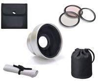 Olympus Stylus TOUGH TG-3 High Definition 3.0x Telephoto Lens (37mm) + 3 Piece Lens Filter Kit (40.5mm) + Lens Adapter (40.5mm) + Lens Ring (40.5-37mm) + Nw Direct Microfiber Cleaning Cloth