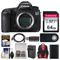 Canon EOS 5DS R Digital SLR Camera Body with 64GB Card + Backpack + Battery & Charger + Remote + Kit