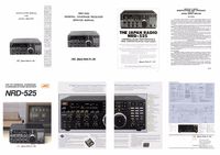 DOCUMENTATION PACKAGE / Service and Instruction Manuals for the JRC NRD-525 IN A 3 RING BINDER