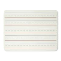 Charles Leonard Dry Erase Lapboard, 9 x 12 Inches, Masonite, One Sided, Lined White, 1 Each (35115)