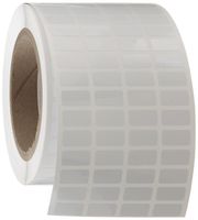 Brady THT-57-473-10 0.7" Width x 0.375" Height, B-473 Static Dissipative Polyester, Gloss Finish White Thermal Transfer Printable Label (10000 per Roll)