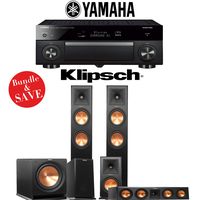 Klipsch RP-260F 5.1-Ch Reference Premiere Home Theater Speaker System with Yamaha AVENTAGE RX-A1080 7.2-Channel 4K Network A/V Receiver