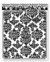 Jillson Roberts 6-Count Medium 10" x 8" x 4" All-Occasion Gift Bags Available in 17 Designs, Black Damask