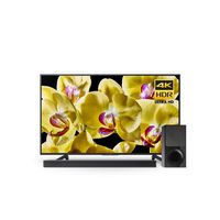 Sony XBR-65X800G 65-Inch 4K Ultra HD LED TV (2019 Model)With X9000F 2.1ch Soundbar with Dolby Atmos and Wireless Subwoofer (HT-X9000F)