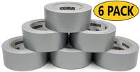 Benchmark - 6 Pack - Heavy Duty Duct Tape (30 Yards Per Roll - Total of 180 Yards) - Tear by Hand Design, Silver, Strong Yet Flexible - 7mil Thickness - Bulk Pack