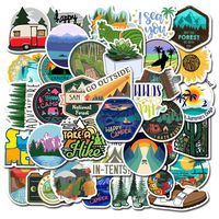 New Adventure Stickers 50PCS Variety Vinyl Stickers for Water Bottle,Laptop Stickers Car Motorcycle Bicycle Luggage Decal Graffiti Patches Skateboard Stickers (New Adventur 50E)