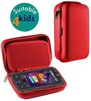 Navitech Red Premium Travel Hard Carry Case Cover Sleeve Compatible with The VTech KidiBuzz G2