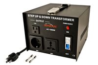 Simran AC-1000 Voltage Power Converter Step up Down Transformer 110 Volt 220 Volt, 1000 Watt, Black
