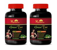 Energy Mood - Green Tea Leaf Extract - Natural ANTIOXIDANTS - Weight Loss Energy - Green Tea Pills - 2 Bottles (120 Capsules)