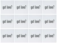 3dRose Got Love - Greeting Cards, 6 x 6 inches, set of 12 (gc_15967_2)