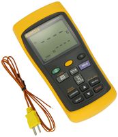 Fluke 54-2 Dual Input Digital Thermometer with USB Recording, 3 AA Battery, -418 to 3212 Degree F Range, 60 Hz Noise Rejection