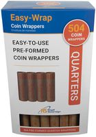 Royal Sovereign Preformed "Quarters" Coin Roll Wrappers (FSW-504Q)