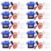Servomotor Kuman 10x Pcs SG90 Micro Servo Motor 9G RC Robot Helicopter Airplane Boat Controls Mini Servo 450 KY66