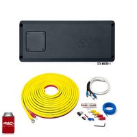 Wet Sounds STX Micro-1 Compact Chassis Class D Marine Grade Amplifier + 7 Meter Marine Wiring Kit