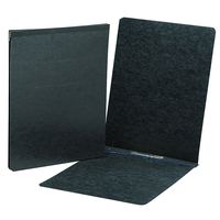 Smead PressGuard Report Cover, Metal Prong Top Fastener with Compressor, 2" Capacity, Letter Size, Black, 25 per Box (81124)