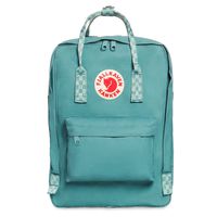 Fjallraven - Kanken Laptop 15" Backpack for Everyday, Frost Green/Chess Pattern