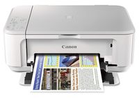 Canon PIXMA MG3620 Wireless All-In-One Color Inkjet Printer with Mobile and Tablet Printing, White