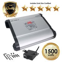 SoundXtreme ST-750.2 Two Channel Amplifier 2 Ohm Stable 1500W w/ Remote Subwoofer Level Control