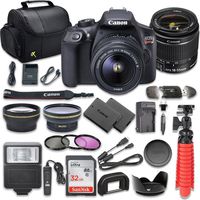 Canon EOS Rebel T6 DSLR Camera Bundle with Canon EF-S 18-55mm f/3.5-5.6 IS II Lens + SanDisk 32GB Memory Card + Accessory Kit