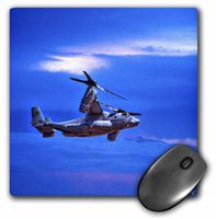 3dRose LLC 8 x 8 x 0.25 Inches Mouse Pad, Osprey Helicopter Marines (mp_55969_1)