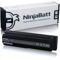 NinjaBatt 12 Cells Laptop Battery 484170-001 HSTNN-LB72 for HP Pavilion DV4 G71-340US G60-235DX G60-535DX DV4-2145DX DV5-1235DX DV4-2045DX G60-445DX DV5-1002NR DV6-1030US G70 Presario CQ60 CQ61