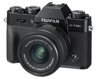 Fujifilm X-T20 Mirrorless Digital Camera w/XC15-45mmF/3.5-5.6 OIS PZ Lens  - Black