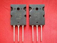 2SA1302 A1302 & 2SC3281 C3281 Toshiba + Heat Sink Compound Fast Shipping USA