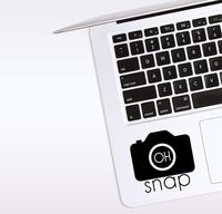World Design Oh Snap Camera Laptop Corner Decal