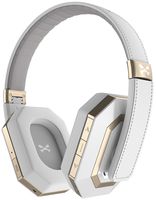 Ghostek soDrop Pro Wireless Headphones Headset Active Noise Canceling Bluetooth 4.1 HD Hi-Def Audio Technology Hi-Fi Stereo Crystal Clear Sound Enhanced Foldable Built in Microphone (White)
