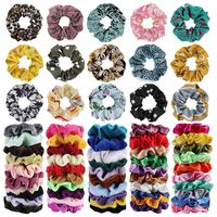 65Pcs Hair Scrunchies Velvet,Chiffon and Satin Elastic Hair Bands Scrunchie Bobbles Soft Hair Ties Ropes Ponytail Holder Hair Accessories,Great Gift for halloween Thanksgiving day and Christmas