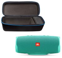 JBL Charge 4 Portable Waterproof Wireless Bluetooth Speaker Bundle with divvi! Charge 4 Protective Hardshell Case - Teal