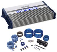 Hifonics BXX1200.4 1200 Watt RMS 4-Channel Car Stereo Amplifier Brutus+Amp Kit