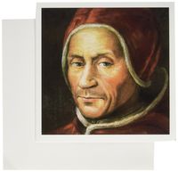 3dRose Painting of Adrian VI, Dutchman Pope, Historical Art - HI12 PRI0202 - Prisma - Greeting Cards, 6 x 6 inches, set of 12 (gc_83013_2)