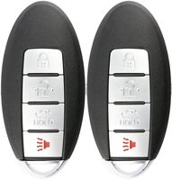 KeylessOption Keyless Entry Remote Control Car Smart Key Fob Replacement for Altima KR5S180144014 (Pack of 2)