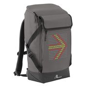 Roadwarez Road Tracker Bluetooth-Enabled Cycling Backpack - The First and Only Cycling Backpack That Knows Where You are Going with First-to-Market Hands-Free Automatic Directional Signaling (Gray)