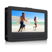 RUISIKIOU Universal Portable Car Headrest Mount Strap Case for Swivel & Flip Style Portable DVD Player (10-10.5 Inch)