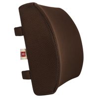 LoveHome Memory Foam Lumbar Support Back Cushion with 3D Mesh Cover Balanced Firmness for Lower Back Pain Relief - Ideal Back Pillow for Office Chair and Car Seat - Coffee