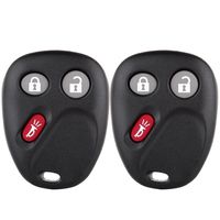 ECCPP Replacement fit for Keyless Entry Remote Control Car Key Fob Shell Case Buick Rainier Pontiac Torrent Hummer H2 Cadillac Escalade Saturn Vue Chevrolet Series LHJ011 (Pack of 2)