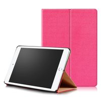ELEOPTION iPad 2017 iPad 9.7 inch Case, Book Cover Design Ultra Slim Lightweight Smart Case Multi-Angle Stand, Smart Cover Auto Sleep/Wake Function for Apple iPad 9.7-inch 2017 A1822 (Rose Red)