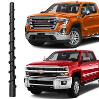 BA-BOLING 7 inch Copper Core Stubby Radio Antenna for Chevy Silverado Suburban Tahoe, GMC Sierra Savana Yukon Envoy Spiral Antenna (M7 Thread) Fit OEM 22876545 22936386 15074562