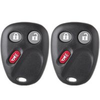 ECCPP Replacement 315MHz Keyless Entry Remote Key Fob fit for Chevy Trailblazer/GMC Envoy/Buick Rainier/Isuzu Ascender MYT3X6898B (2X)