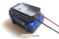 battery adapter for KOBALT 24v max lithium-ion battery 12 gauge wire robotics dock power connector