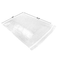 Uboxes Bubble Out Bags 12" X 15.5" Clear Protective Wrap Cushioning Pouches Self Sealing Pack of 25. Protect Your Delicate Items.