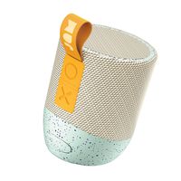 Double Chill, Portable Bluetooth Speaker  100 ft. Range, Waterproof, 12 Hour Playtime, Dust-Proof, Drop-Proof IP67 Rating  Built-in Speakerphone, Aux-In Port, USB Charging  JAM Audio Cream Soda