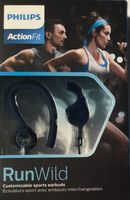 Philips ActionFit RunWild Navy Blue Sports Earbuds